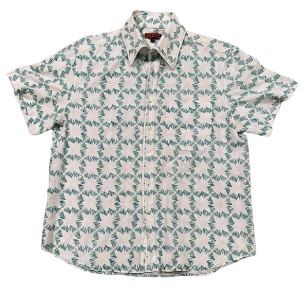 AARONG Batik Hand Printed Button Shirt - XL